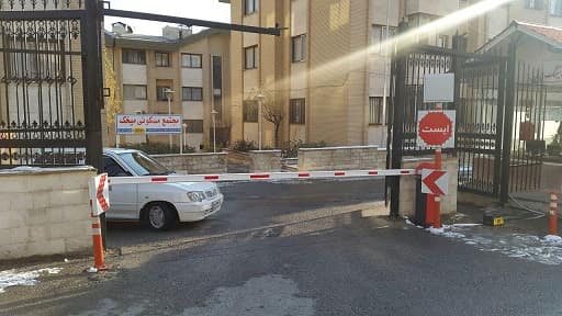 نمونه نصب انتن rfid پارکینگ