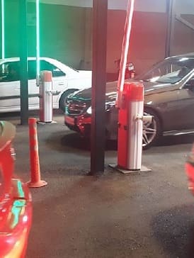 نمونه نصب راهبند بتا در چیتگر تهران