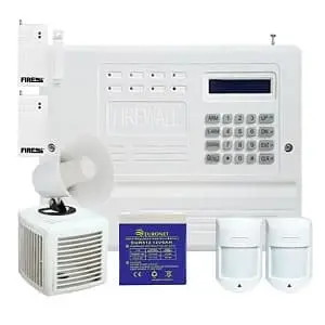 پک دزدگیر فایروال F10 با دو سنسور H6 یک مگنت و شوک با نصب