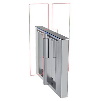 گیت شیشه ای دوطرفه مدل HG-400-C