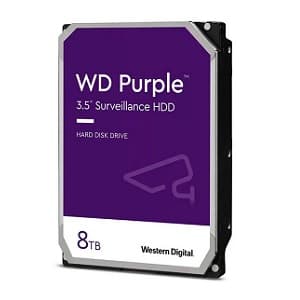 هارددیسک اینترنال وسترن دیجیتال مدل Purple WD82PURZ ظرفیت 8 ترابایت